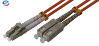 Lc-UPC Sc UPC Faser-Flecken-Kabel des Faser-Optikverbindungskabel-DX OM1
